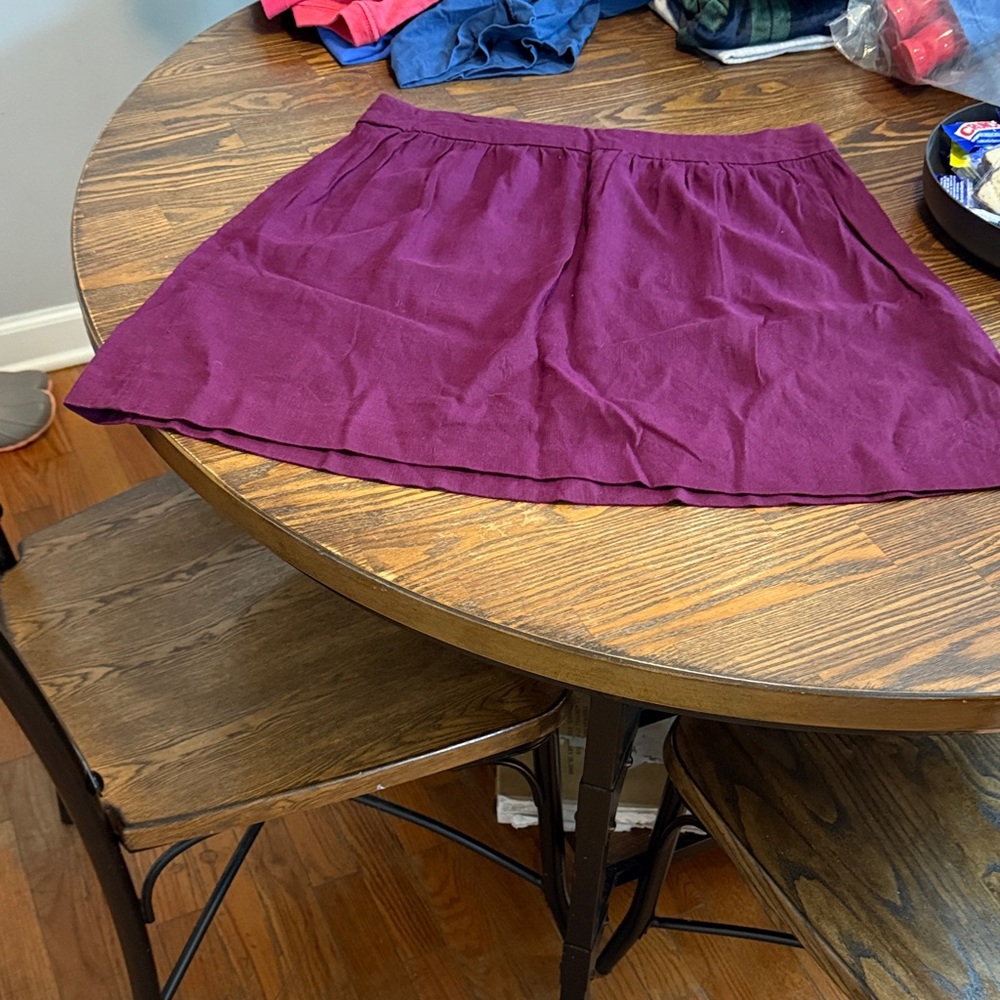 Banana Republic Plum Skater Skirt